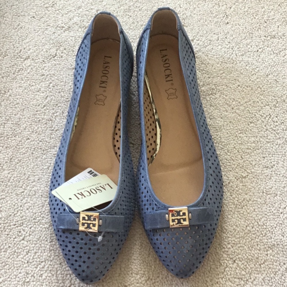New Leather flats size US 11.5